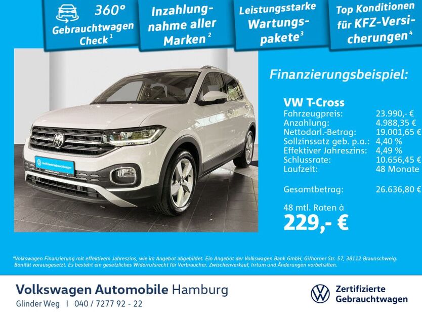 VW T-Cross 25.072 km 23.990 € Glinde 21509