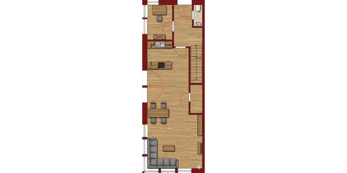 Maisonettenwohnung Börnsen - 4.5 Zimmer, 132 m&sup2;, 2.390&euro; | Angebot:26698436