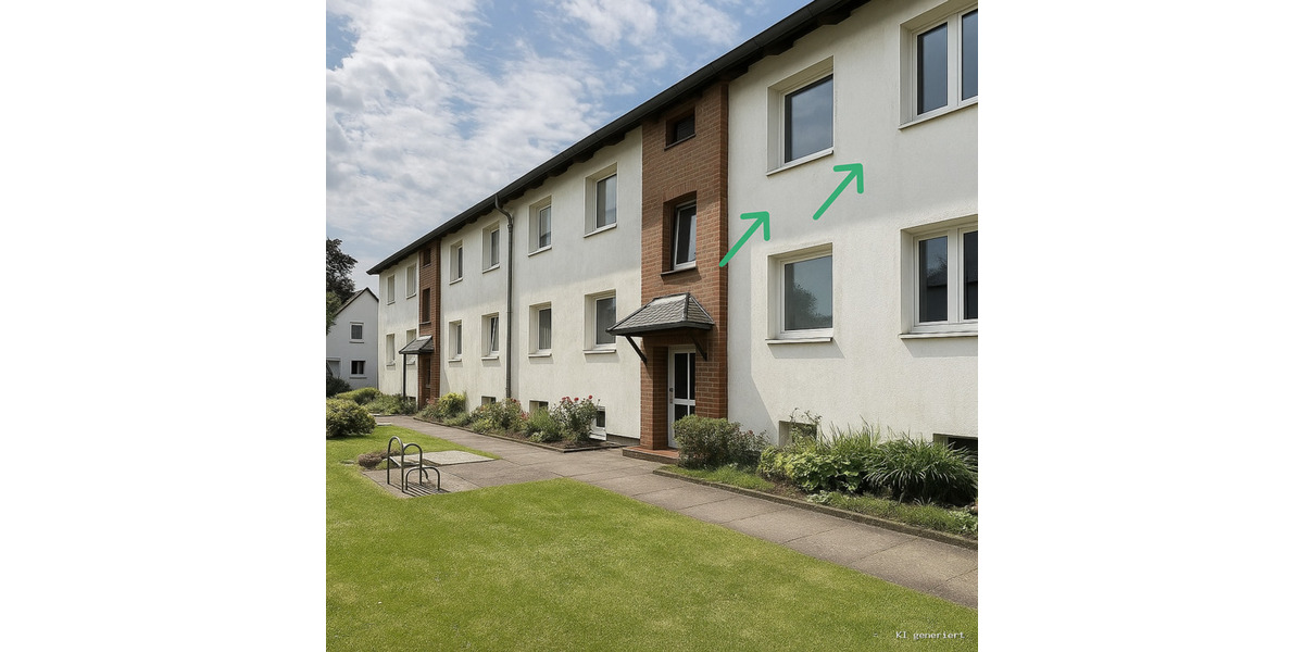 Etagenwohnung Weyhe Lahausen - 3 Zimmer, 66 m&sup2;, 239.000&euro; | Angebot:25775768