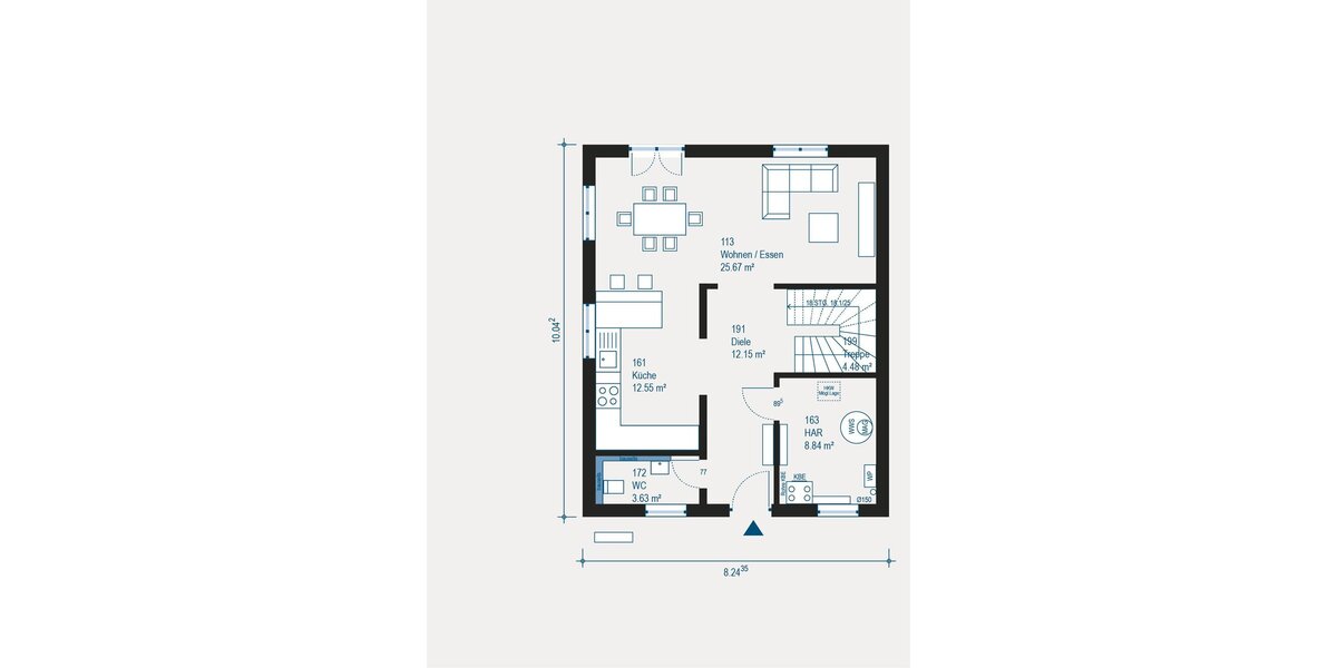 Individuelle DHH mit Terrasse und Keller in Mühlheim am Main - Malerfertig inkl. Grundstück - Doppelhaushälfte Mühlheim am Main Markwald | Angebot:27377424