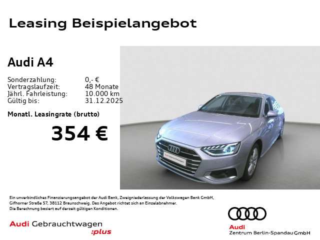 Audi A4 7.249 km 33.580 € Berlin 13581