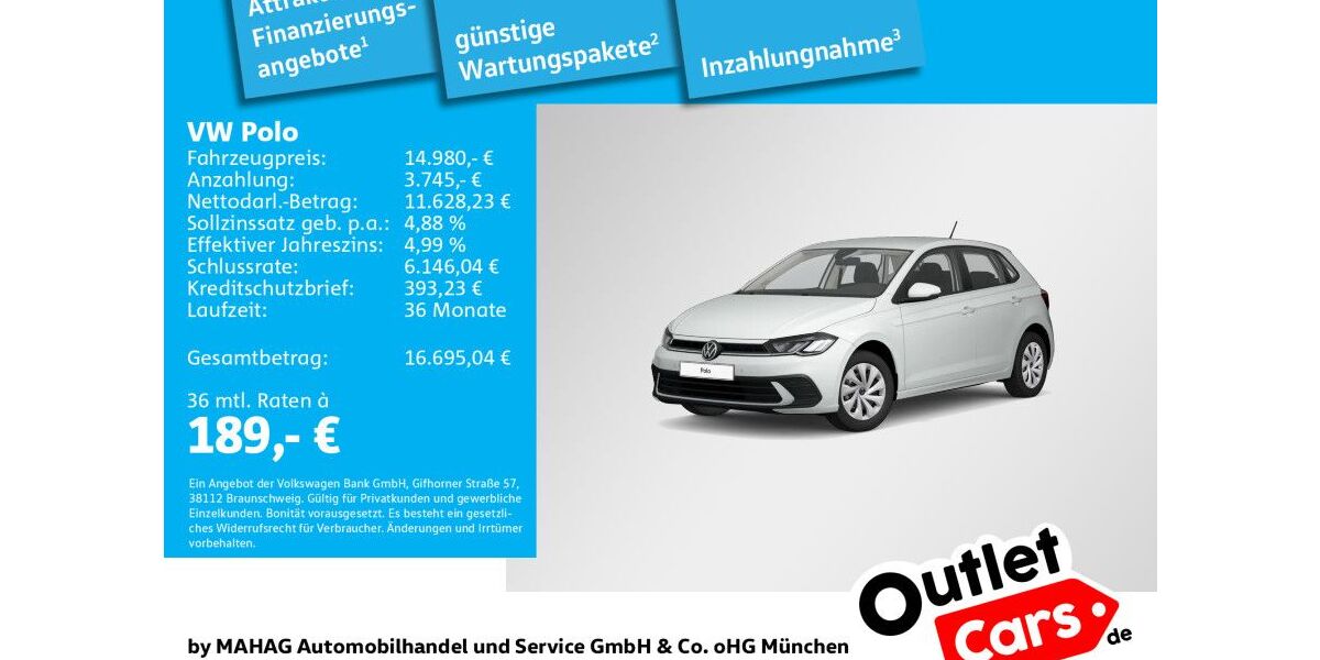 VW Polo 58.402 km 14.980 &euro; Dachau 85221