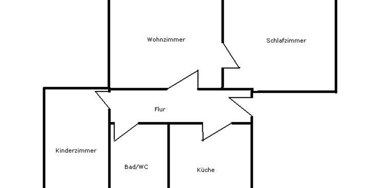 Etagenwohnung Oelsnitz (Vogtland) - 3 Zimmer, 58 m&sup2;, 319&euro; | Angebot:26287264