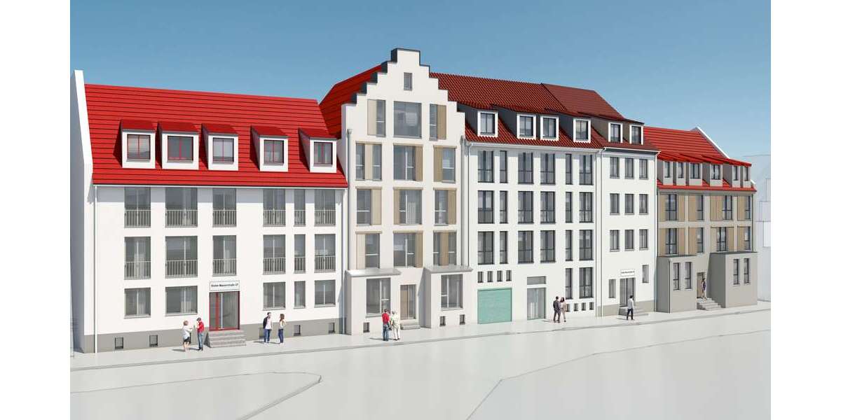 Etagenwohnung Rostock Stadtmitte - 2 Zimmer, 75 m&sup2;, 455.000&euro; | Angebot:16894763