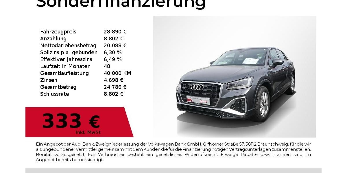 Audi Q2 18.400 km 28.890 &euro; Lauf an der Pegnitz 91207