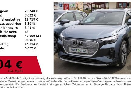 Audi Q4 e-tron 57.950 km 26.740 &euro; Höchstadt an der Aisch 91315