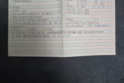 Ford Kuga 94.840 km 11.500 &euro; berlin 10963