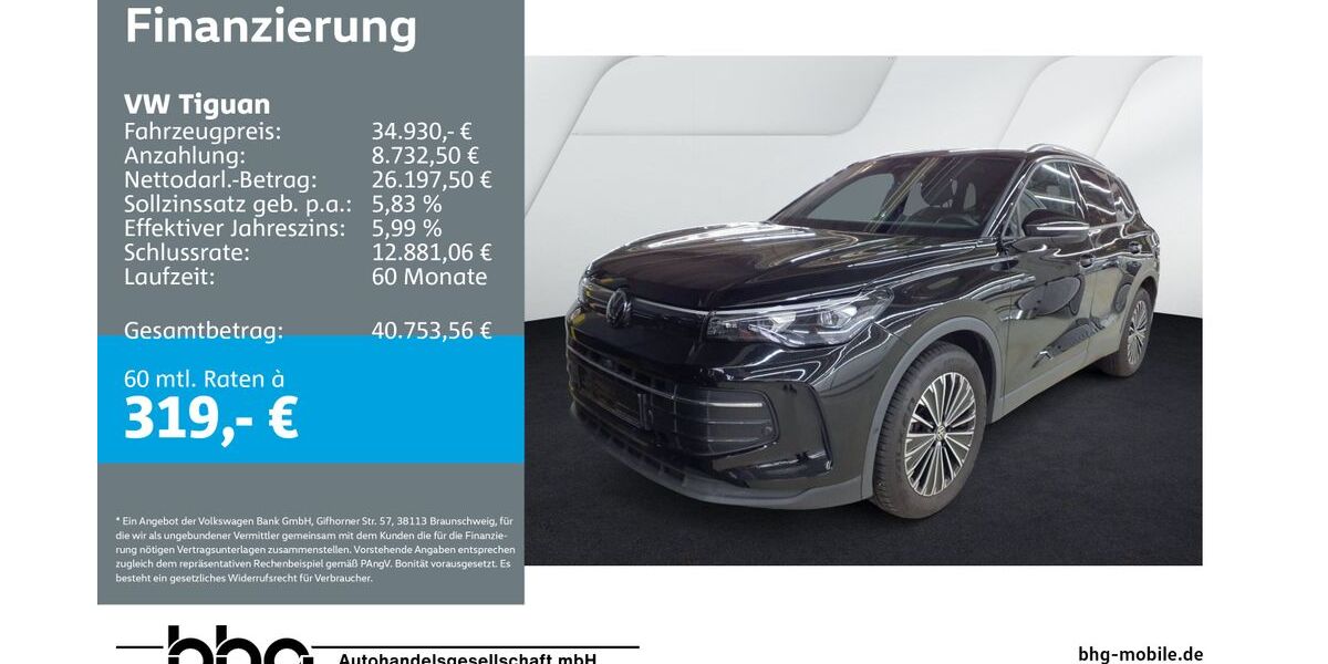 VW Tiguan 24.004 km 34.930 &euro; Bühl 77815