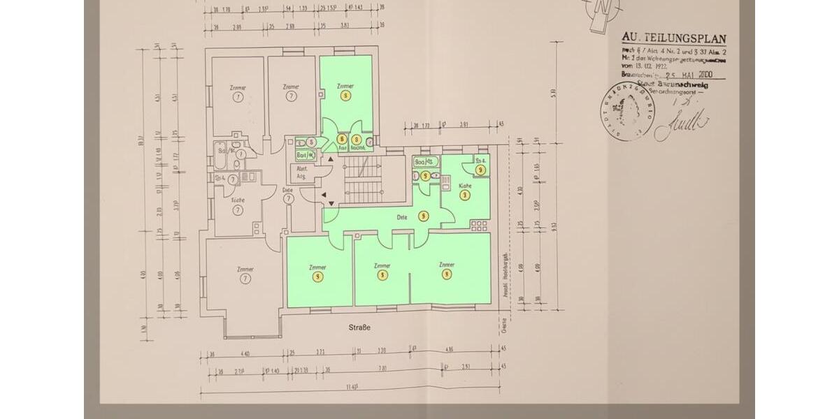 Etagenwohnung Braunschweig Nordstadt - 4 Zimmer, 96 m&sup2;, 279.000&euro; | Angebot:26957866
