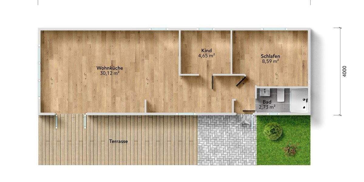 Bungalow Schneeberg Neustädtel - 3 Zimmer, 46 m&sup2;, 199.000&euro; | Angebot:25679979