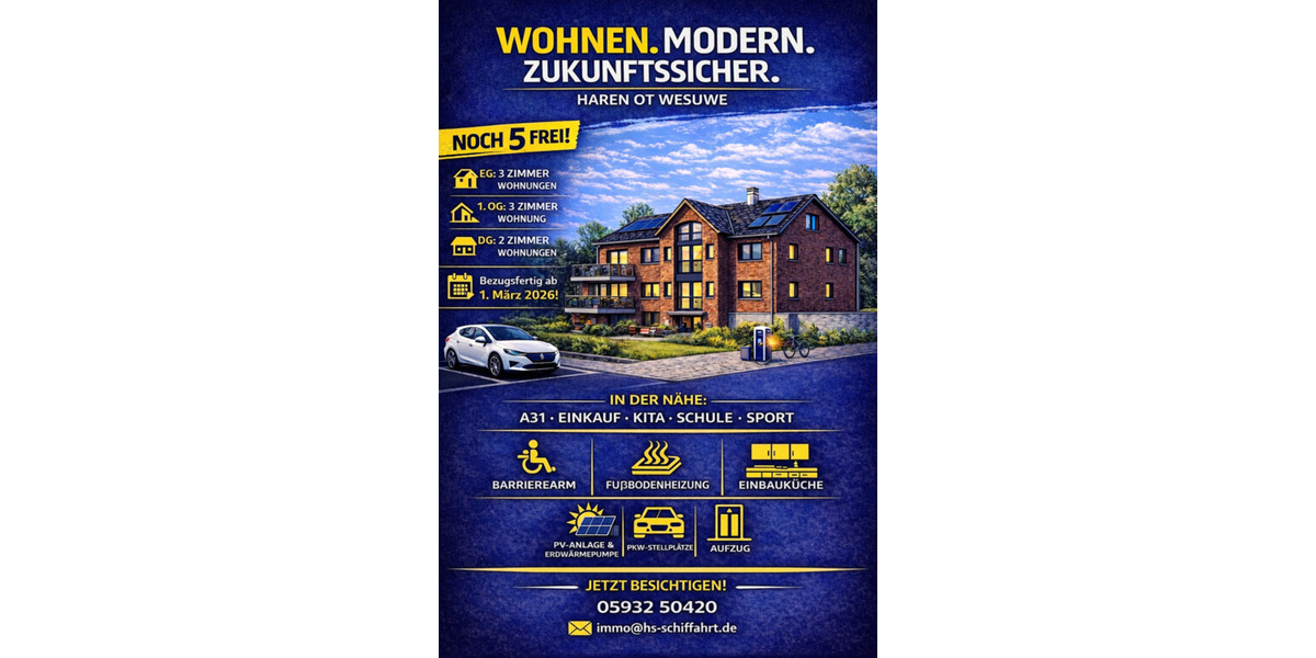 Einfamilienhaus Haren (Ems) - 2 Zimmer, 885&euro; | Angebot:21987306