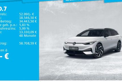 VW ID.7 15.258 km 52.990 &euro; Lehrte 31275
