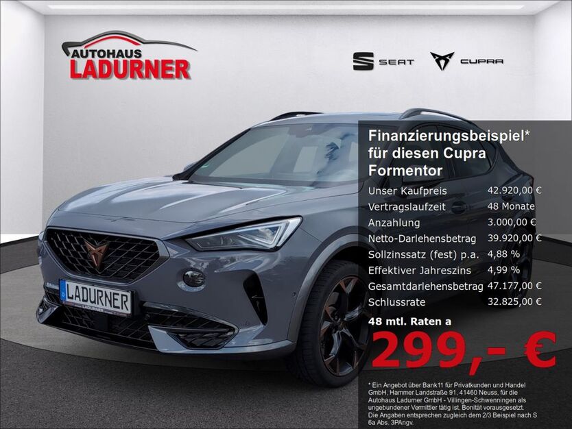 Cupra Formentor 9.150 km 42.920 € Villingen-Schwenningen 78052