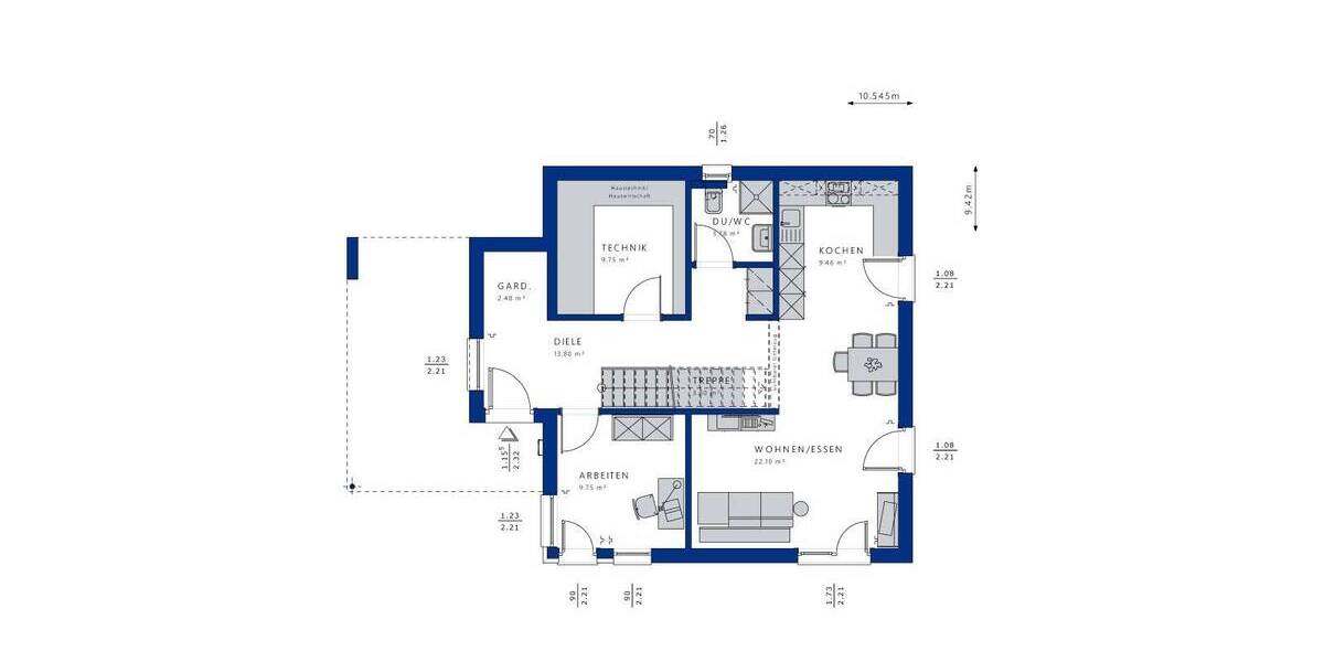 Einfamilienhaus Seevetal Over - 5 Zimmer, 140 m&sup2;, 648.450&euro; | Angebot:25728901