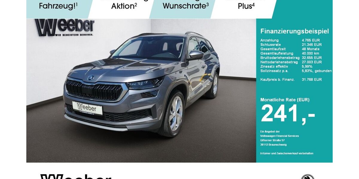 Skoda Kodiaq 79.388 km 31.618 &euro; Leonberg 71229