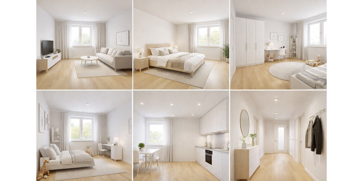 Erstbezug neu geschaffener Wohnung, 3,5 Zimmer und barrierefrei 3.5 zimmer