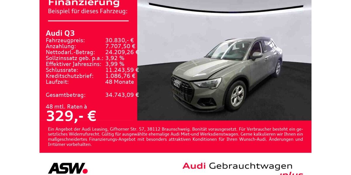 Audi Q3 27.700 km 30.830 &euro; Heilbronn 74074