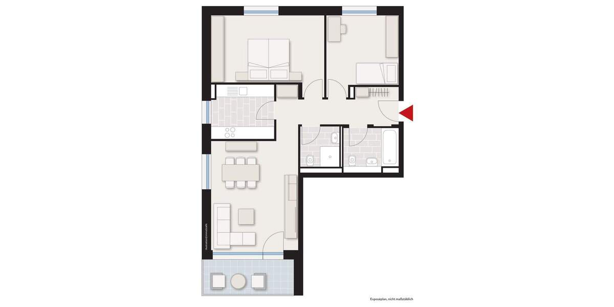 Etagenwohnung Aalen-Wasseralfingen Wasseralfingen - 3 Zimmer, 82 m&sup2;, 1.065&euro; | Angebot:25708932