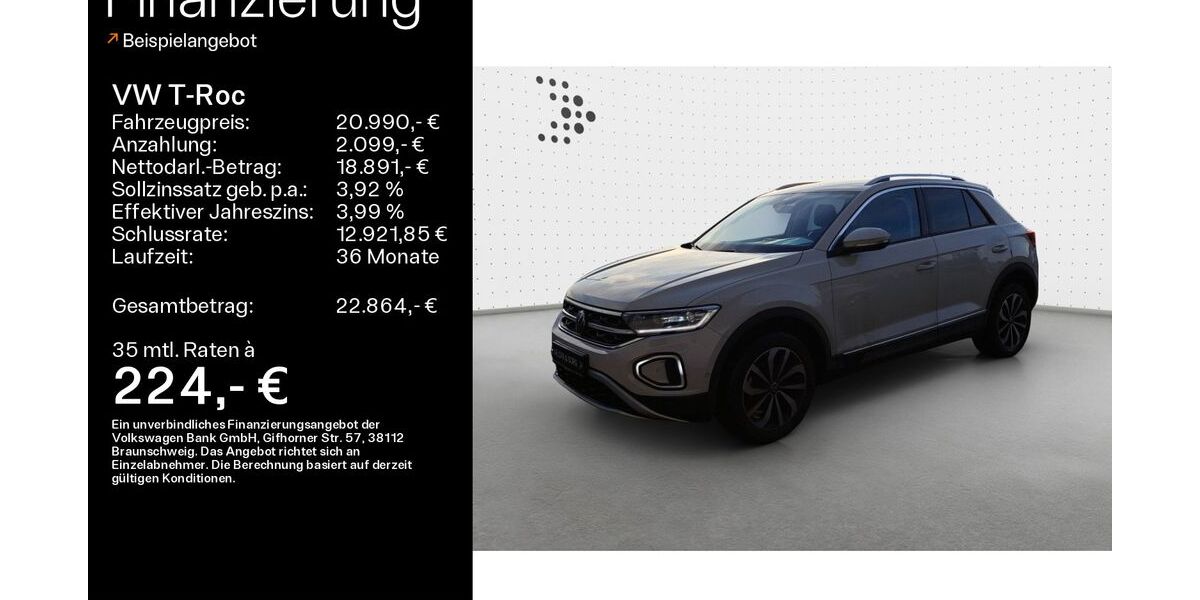 VW T-Roc 32.595 km 19.990 &euro; Coburg 96450