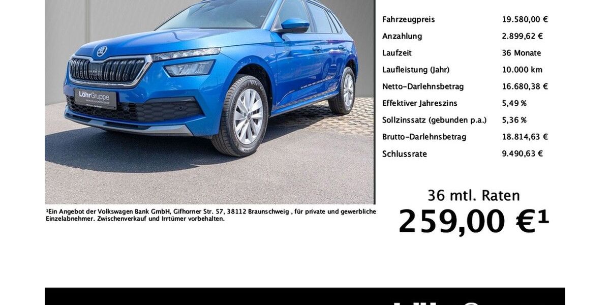 Skoda Kamiq 27.482 km 19.580 &euro; Trier 54292