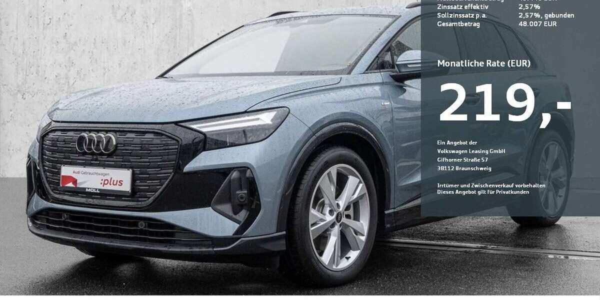 Audi Q4 e-tron 8.050 km 45.440 &euro; Düsseldorf 40549
