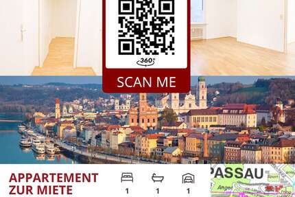 Wohnung zum Mieten in Passau 350 € 23 m² 1 zimmer