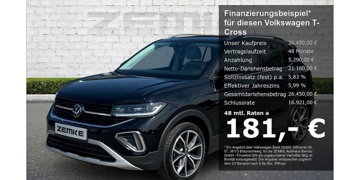 VW T-Cross 1.634 km 26.450 &euro; Schorfheide OT Finowfurt 16244