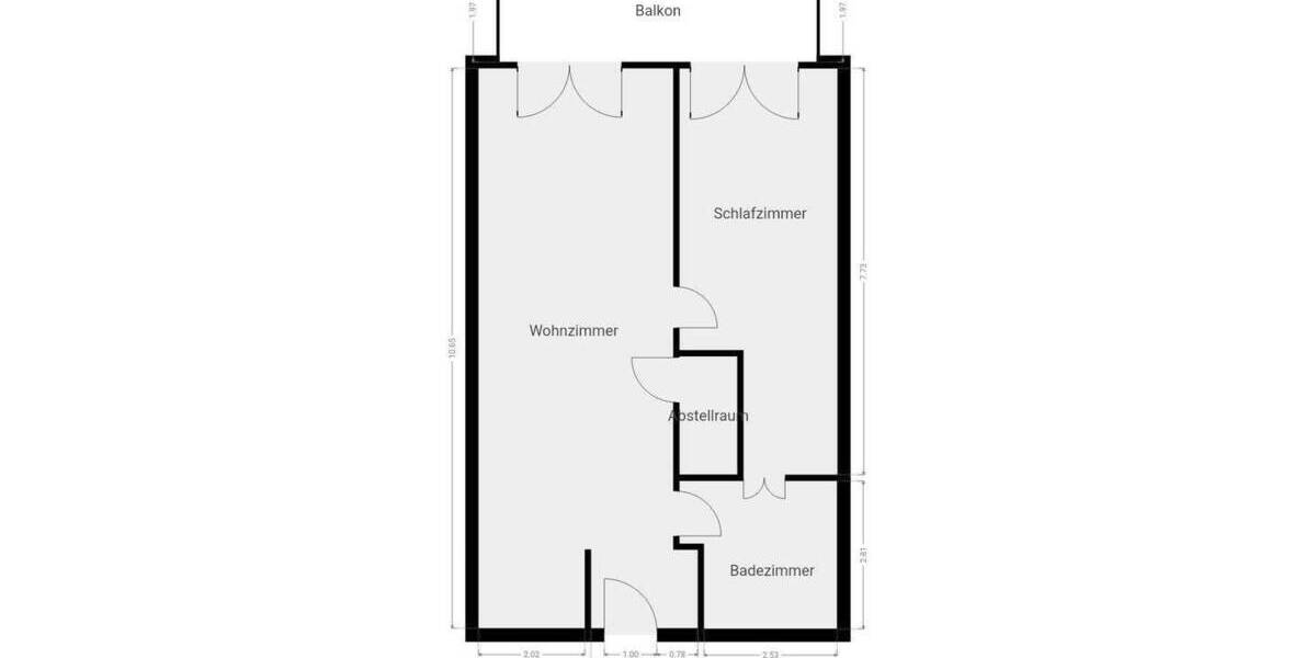 Etagenwohnung Bochum Wiemelhausen - 2 Zimmer, 80 m&sup2;, 1.200&euro; | Angebot:24967218