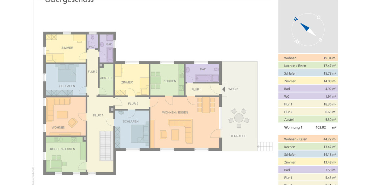 Mehrfamilienhaus, Wohnhaus Weiler-Simmerberg Blättla - 6 Zimmer, 218 m&sup2;, 690.000&euro; | Angebot:25666061