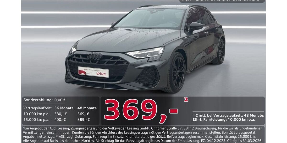 Audi A3 4.000 km 38.450 &euro; Ingolstadt 85057