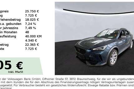 Cupra Formentor 18.750 km 25.750 &euro; Nürnberg 90441
