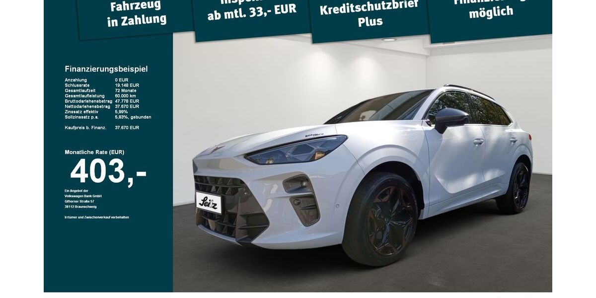Cupra Terramar 20.000 km 36.970 &euro; Lindenberg 88161