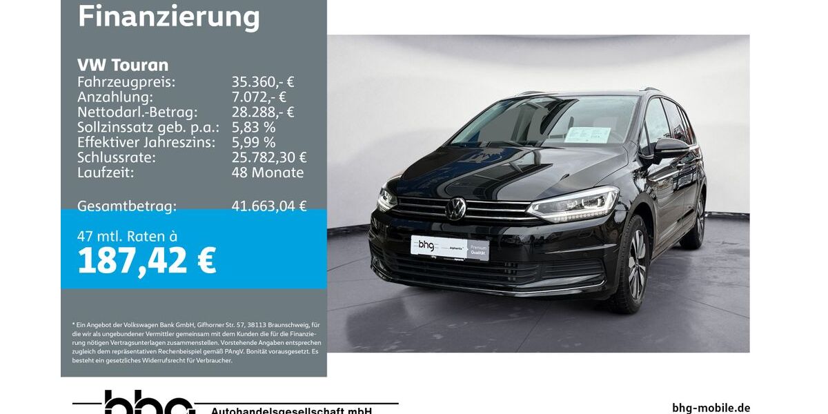 VW Touran 19.489 km 33.890 &euro; Metzingen 72555
