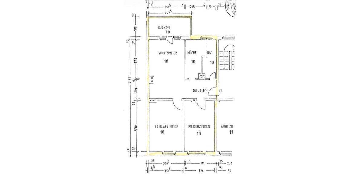 Etagenwohnung Düsseldorf Stadtbezirk 3 - 3 Zimmer, 77 m&sup2;, 355.000&euro; | Angebot:26040931