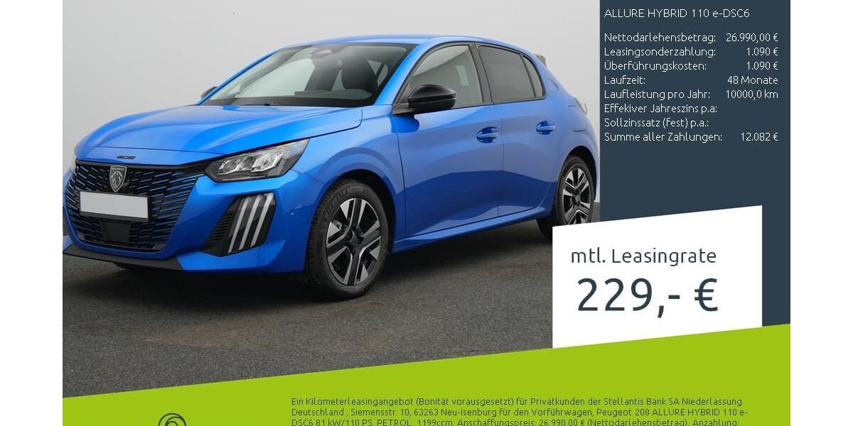 Peugeot 208 1.500 km 26.990 &euro; Borken 46325