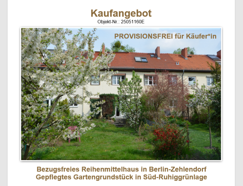 Haus zum Kaufen in Berlin 892.000 € 116.16 m²