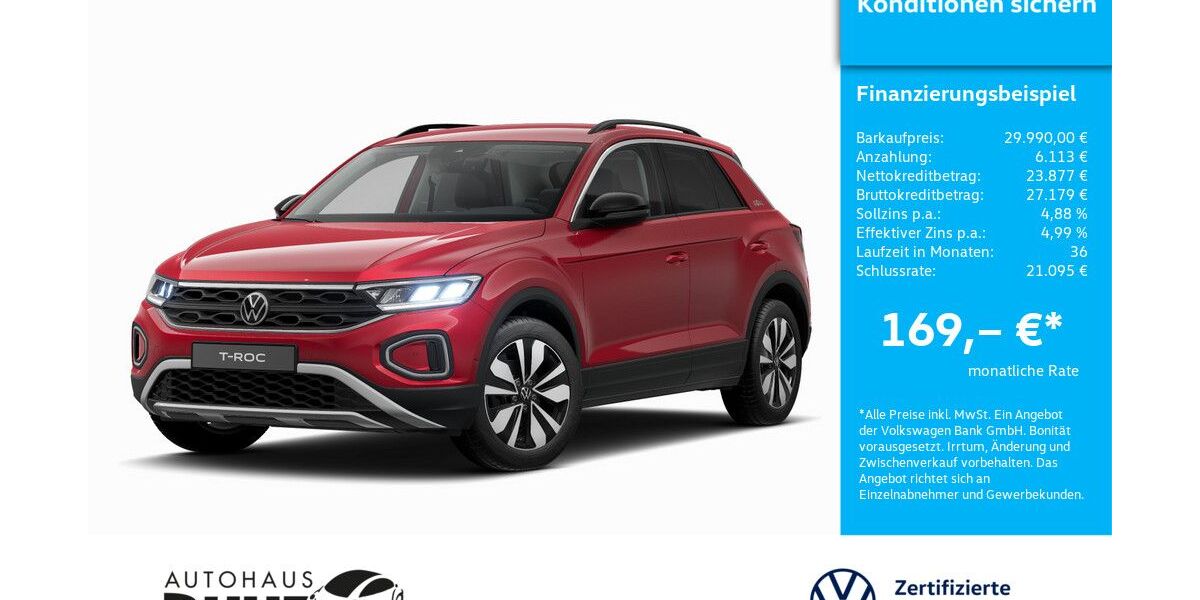 VW T-Roc 20.000 km 29.990 &euro; Dinklage 49413