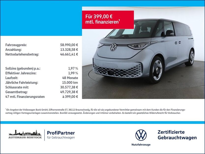 VW ID. Buzz 28.600 km 58.990 € Rostock 18146