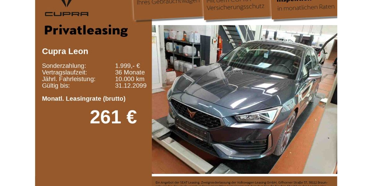 Cupra Leon 42.422 km 23.670 &euro; Neu-Ulm 89231