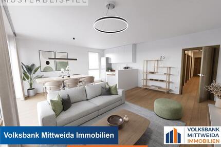 Moderne Eleganz und großzügiger Wohnraum: Luxuriöse 3-Zimmer-Wohnung in neuem Wohnhaus