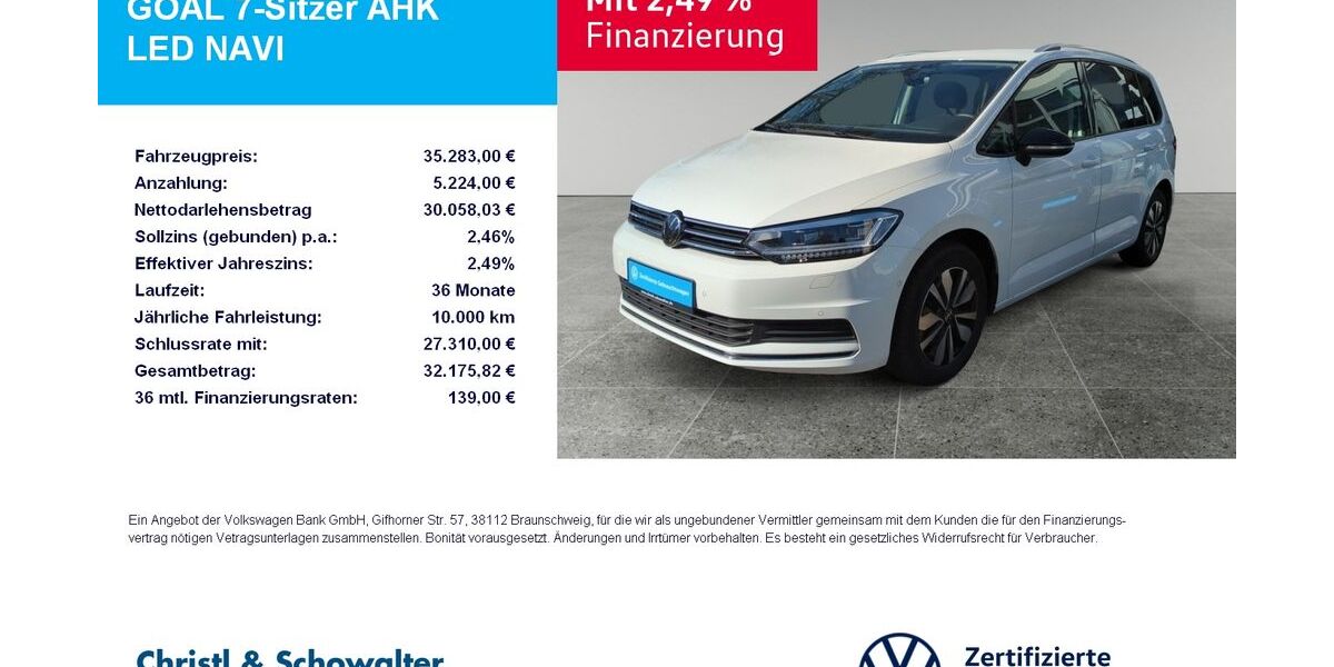 VW Touran 24.450 km 34.787 &euro; München 81476