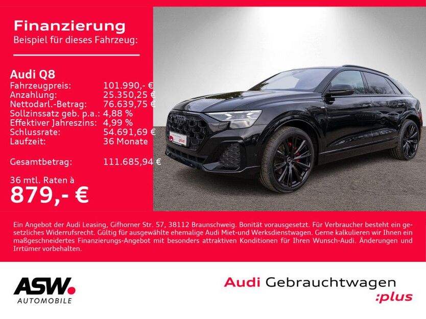 Audi Q8 9.900 km 97.490 € Heilbronn 74074