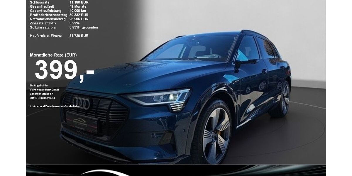 Audi e-tron 60.980 km 31.720 &euro; Sigmaringen 72488