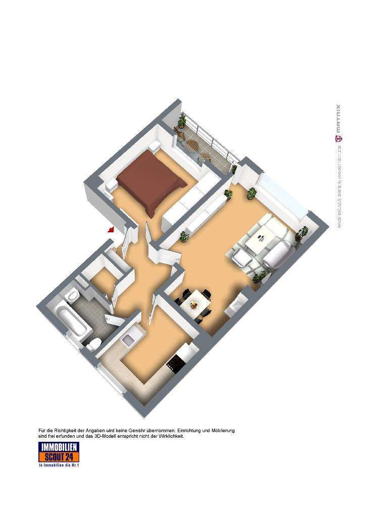 Wohnung zum Mieten in Remscheid 519 € 60.04 m² 2.5 zimmer