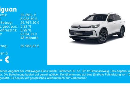 VW Tiguan 15.000 km 35.690 &euro; Gersthofen 86368
