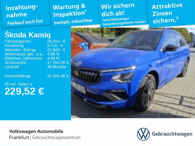 Skoda Kamiq 24.107 km 27.850 &euro; Frankfurt 60326