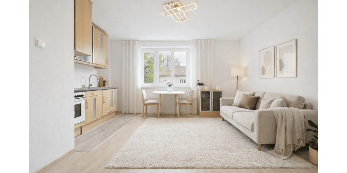 Etagenwohnung Augsburg Göggingen - 1 Zimmer, 39 m&sup2;, 135.000&euro; | Angebot:26500214
