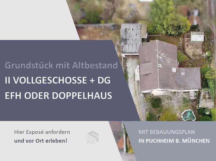 Baugrundstück in Südausrichtung mit Altbestand | Bebaubar mit EFH DH