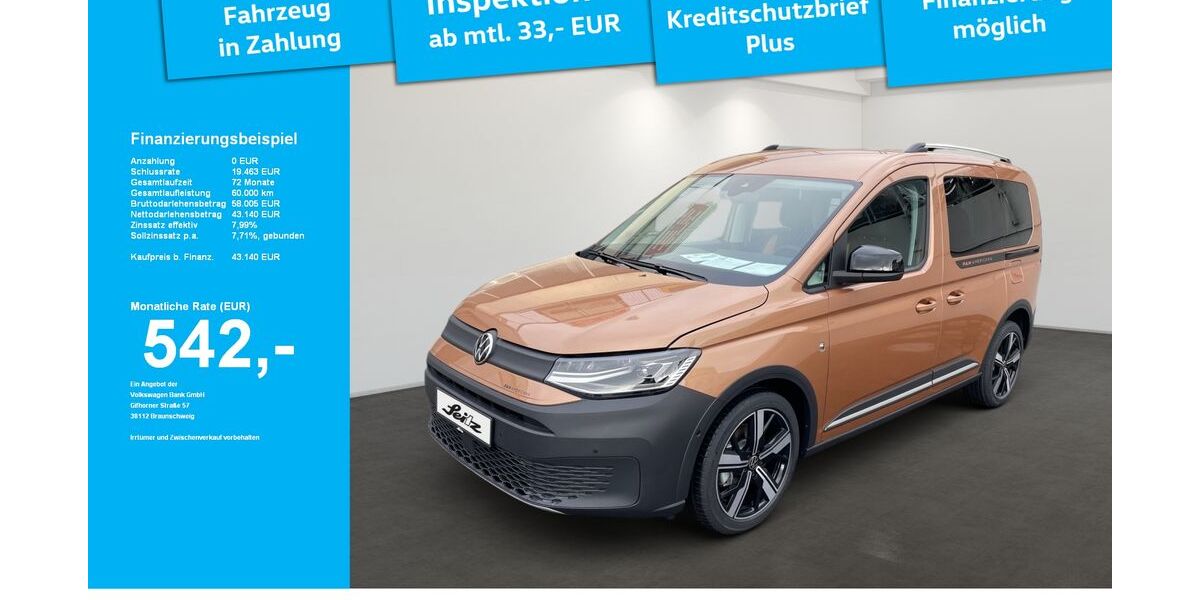 VW Caddy 1.500 km 37.948 &euro; Kempten 87437