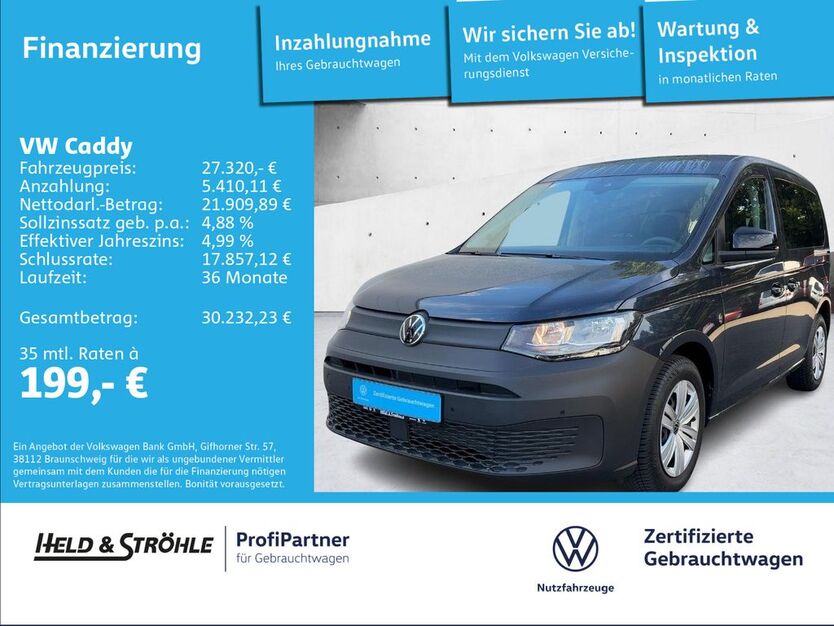 VW Caddy 8.577 km 25.920 € Ulm 89079